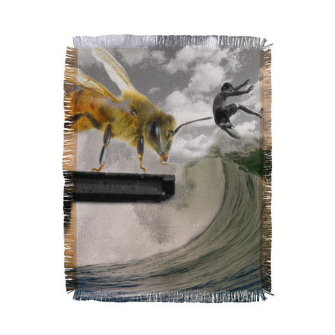 Deb Haugen Bee a surfer Throw Blanket