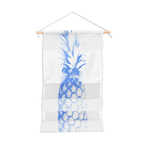 Deb Haugen blu pineapple Wall Hanging Portrait