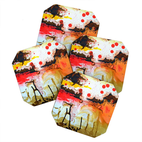 Deb Haugen Cave Ink Coaster Set