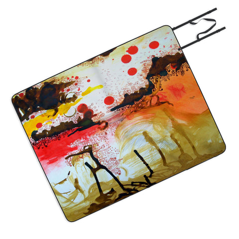 Deb Haugen Cave Ink Picnic Blanket