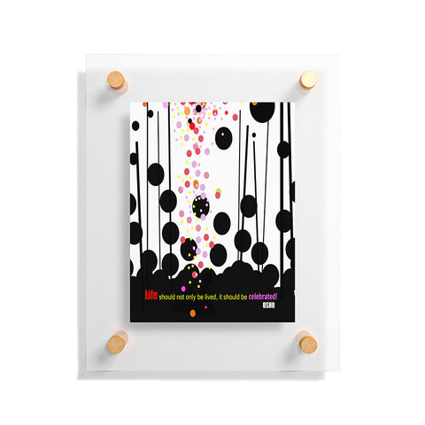 Deb Haugen Celebrate Osho Floating Acrylic Print