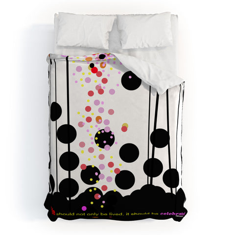 Deb Haugen Celebrate Osho Duvet Cover