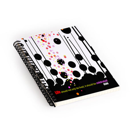Deb Haugen Celebrate Osho Spiral Notebook