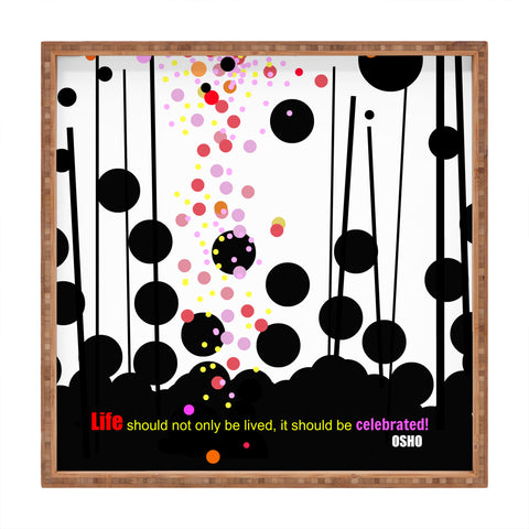 Deb Haugen Celebrate Osho Square Tray