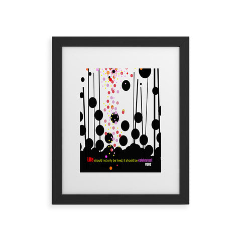 Deb Haugen Celebrate Osho Framed Art Print