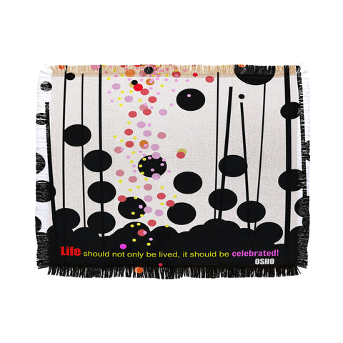 Deb Haugen Celebrate Osho Throw Blanket