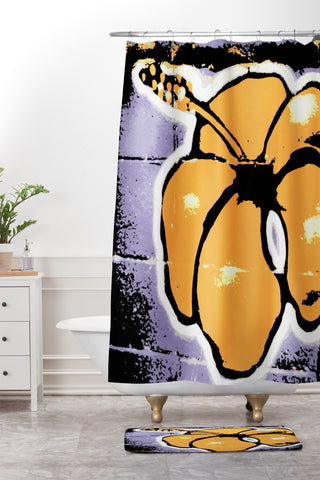 Deb Haugen Citrus Squeeze Shower Curtain And Mat