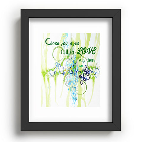 Deb Haugen Close Your Eyes Recessed Framing Rectangle