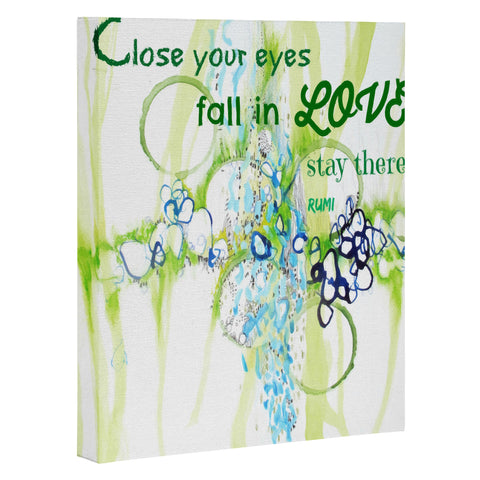 Deb Haugen Close Your Eyes Art Canvas