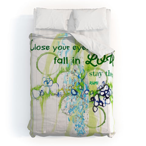 Deb Haugen Close Your Eyes Comforter