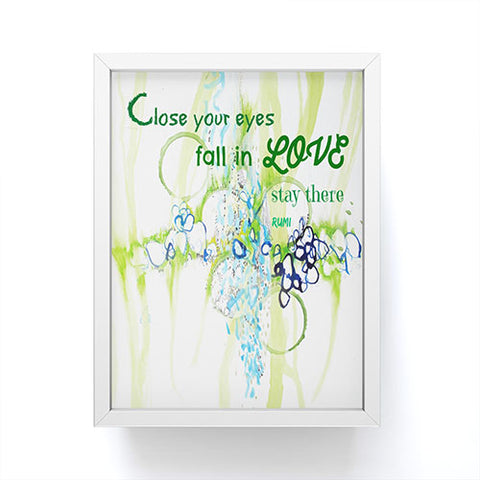 Deb Haugen Close Your Eyes Framed Mini Art Print