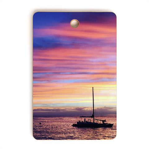 Deb Haugen Come Sail Away Cutting Board Rectangle