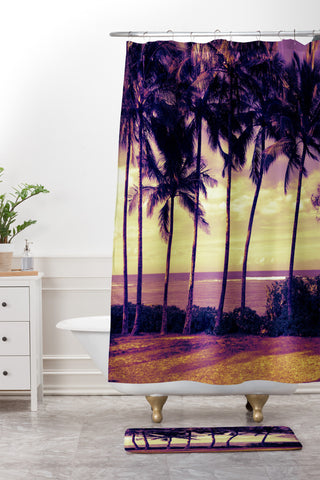 Deb Haugen Crozier Sunset Shower Curtain And Mat