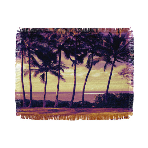 Deb Haugen Crozier Sunset Throw Blanket