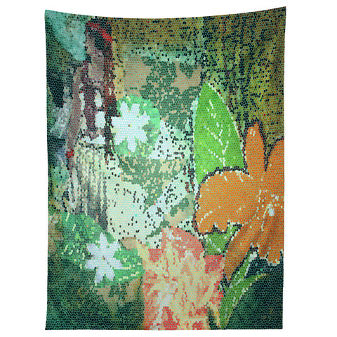 Deb Haugen Flora Tile Tapestry
