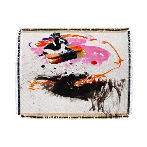 Deb Haugen Flying Musubi Throw Blanket