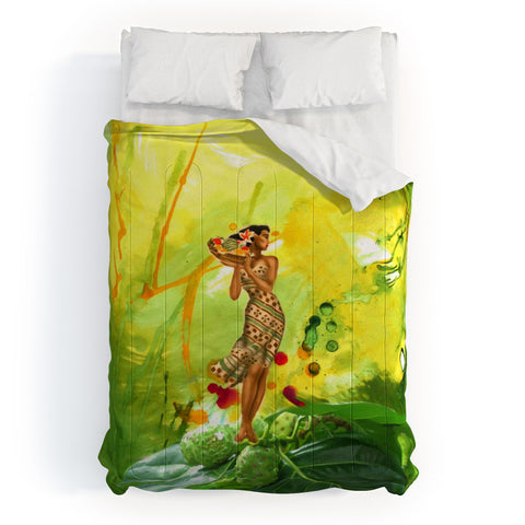 Deb Haugen Fruit Lady Comforter