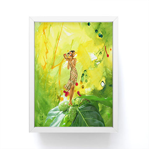 Deb Haugen Fruit Lady Framed Mini Art Print