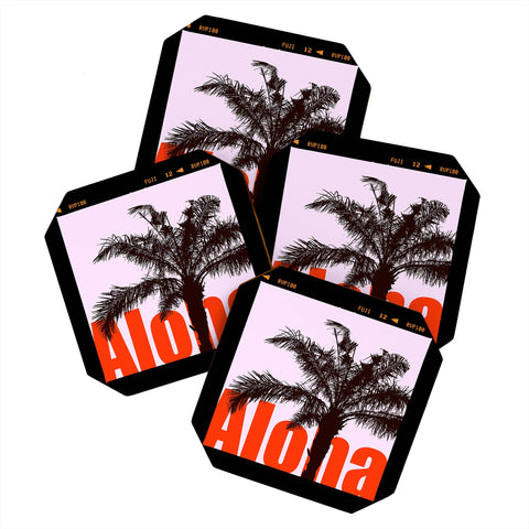 Deb Haugen Fuji Aloha Palm Coaster Set