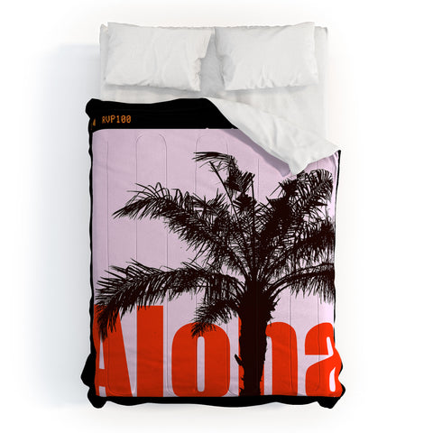 Deb Haugen Fuji Aloha Palm Comforter