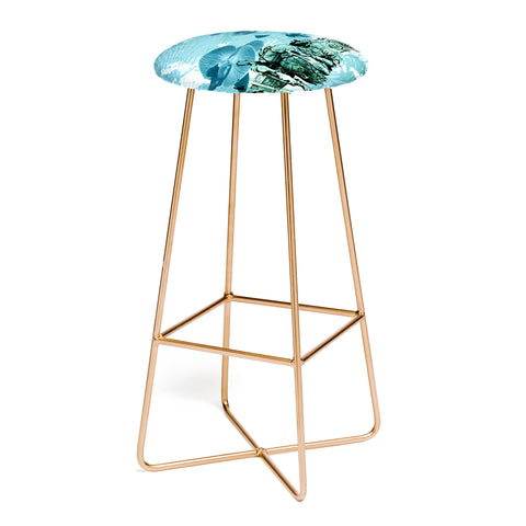 Deb Haugen Garden Corner Turquoise Bar Stool