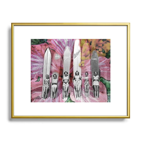Deb Haugen Girl Vibe Metal Framed Art Print