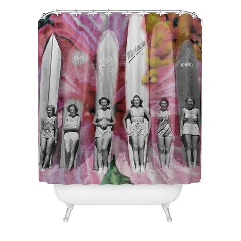 Deb Haugen Girl Vibe Shower Curtain