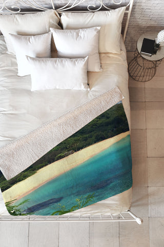 Deb Haugen Hawaiian Dreams Fleece Throw Blanket