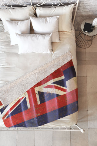 Deb Haugen Hawaiiana Fleece Throw Blanket