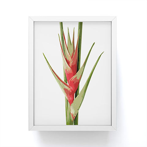 Deb Haugen Heliconia 2 Framed Mini Art Print