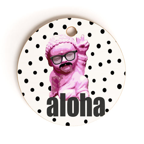 Deb Haugen Hey Aloha Cutting Board Round