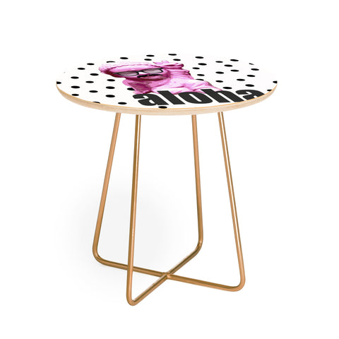 Deb Haugen Hey Aloha Round Side Table