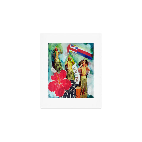 Deb Haugen Hula Flag Art Print