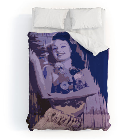 Deb Haugen Hula Honey Duvet Cover