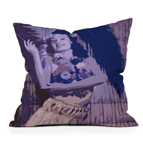 Deb Haugen Hula Honey Throw Pillow