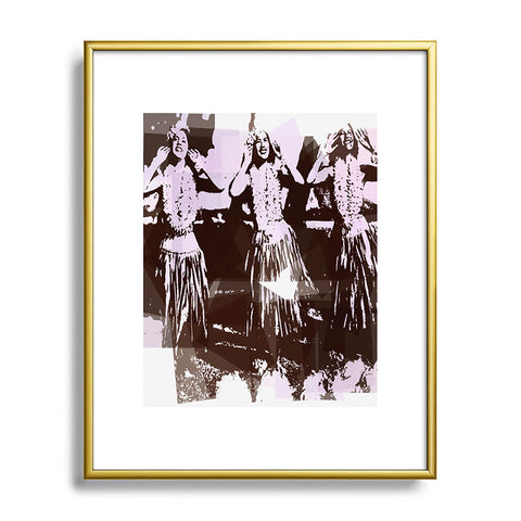 Deb Haugen Hula Puzzle Metal Framed Art Print