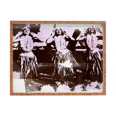 Deb Haugen Hula Puzzle Rectangular Tray