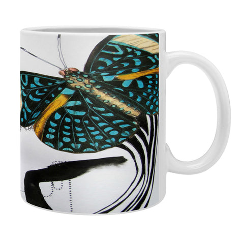 Deb Haugen Ink Black Butterfly Coffee Mug