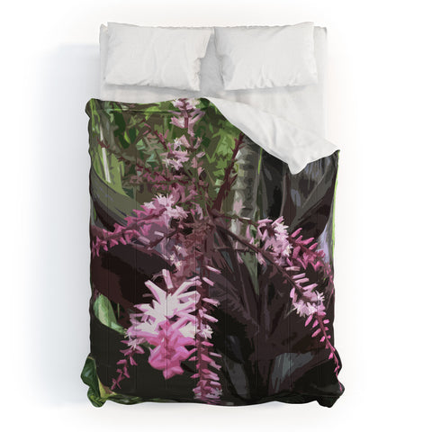 Deb Haugen Island Pink Comforter