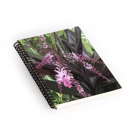 Deb Haugen Island Pink Spiral Notebook