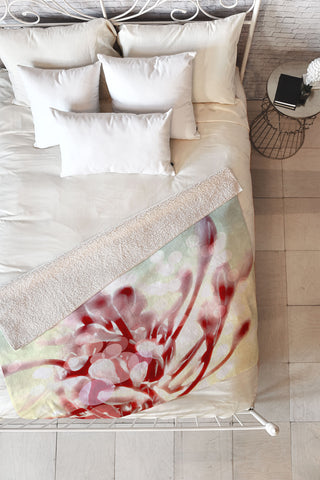 Deb Haugen Kailua Morning Fleece Throw Blanket