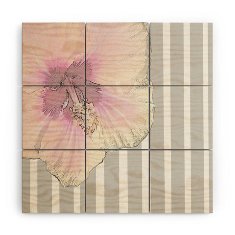 Deb Haugen kaneohe hibiscus Wood Wall Mural