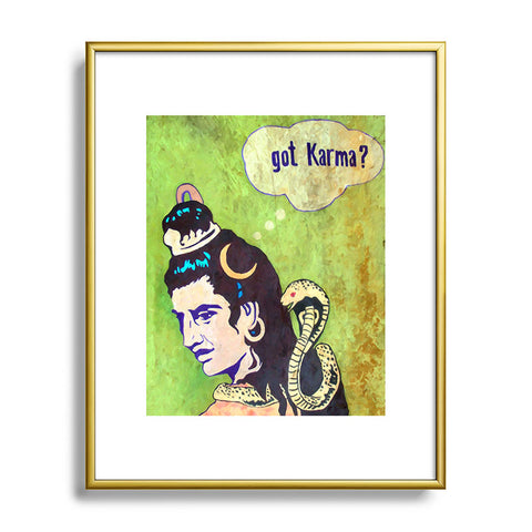 Deb Haugen Karma Metal Framed Art Print