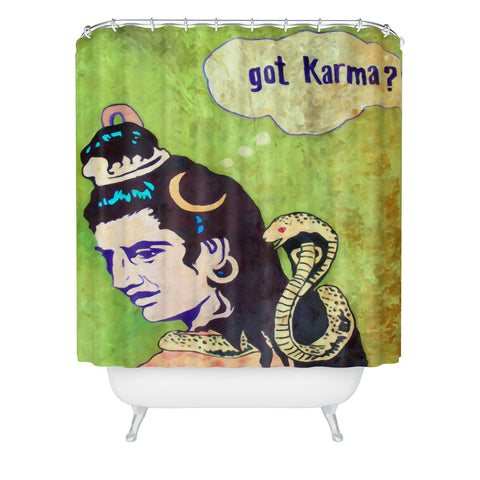Deb Haugen Karma Shower Curtain