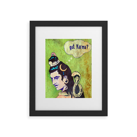 Deb Haugen Karma Framed Art Print