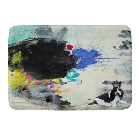 Deb Haugen King Woof Memory Foam Bath Mat