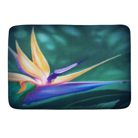 Deb Haugen Lanikai Lady Memory Foam Bath Mat