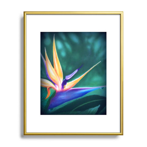 Deb Haugen Lanikai Lady Metal Framed Art Print