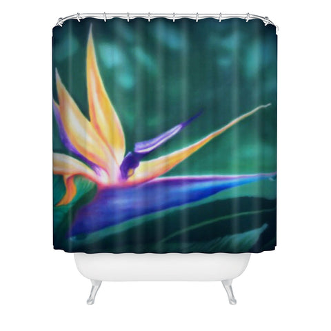Deb Haugen Lanikai Lady Shower Curtain