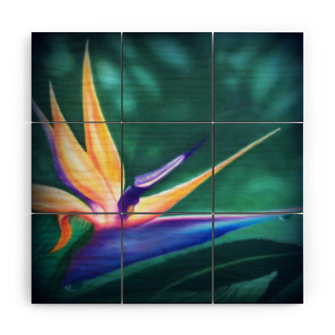 Deb Haugen Lanikai Lady Wood Wall Mural